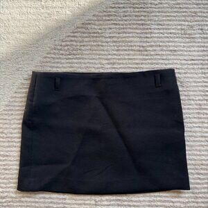 Mango Black Mini Skirt